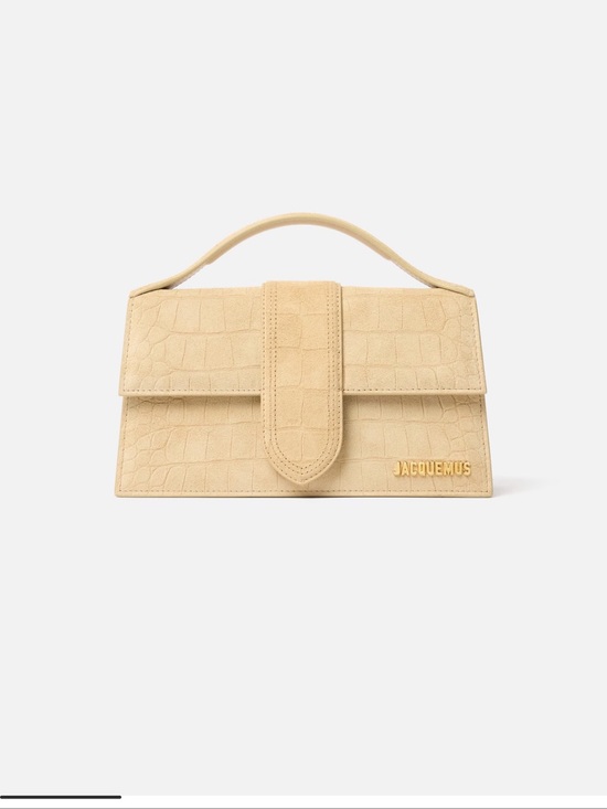 Jacquemus Handbags - Jacquemus Le Grand bambino calf leather beige